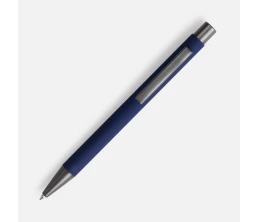 Ручка шариковая Atento Soft Touch, темно-синяя