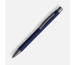 Ручка шариковая Atento Soft Touch, темно-синяя