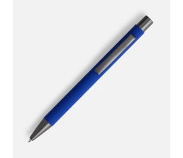 Ручка шариковая Atento Soft Touch, ярко-синяя