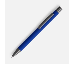 Ручка шариковая Atento Soft Touch, ярко-синяя