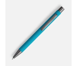 Ручка шариковая Atento Soft Touch, бирюзовая