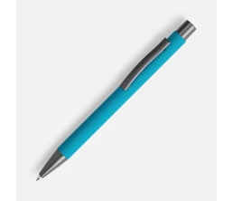 Ручка шариковая Atento Soft Touch, бирюзовая