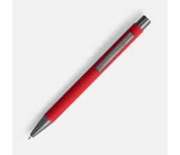 Ручка шариковая Atento Soft Touch, красная