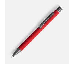 Ручка шариковая Atento Soft Touch, красная