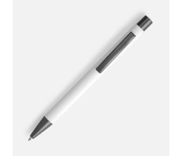 Ручка шариковая Atento Soft Touch, белая