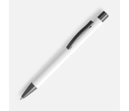 Ручка шариковая Atento Soft Touch, белая