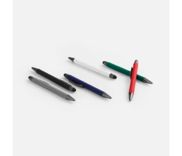 Ручка шариковая Atento Soft Touch Stylus со стилусом, черная