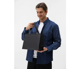 Пакет бумажный Manilla M, черный