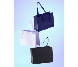 Пакет бумажный Manilla M, черный