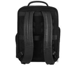 Кожаный рюкзак для ноутбука Santiago, черный