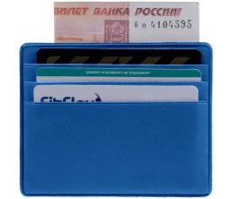 Чехол для карточек Devon, ярко-синий