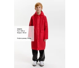 Дождевик детский RainDrop Kids, красный