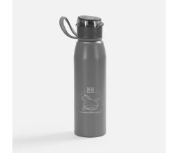 Бутылка для воды Billy Gym, матовая серая
