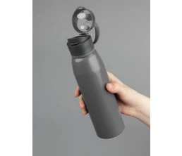 Бутылка для воды Billy Gym, матовая серая
