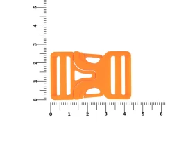 Застежка-пряжка Fibbia, оранжевый неон