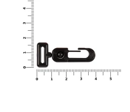 Застежка-карабин Сarabine, S, черный