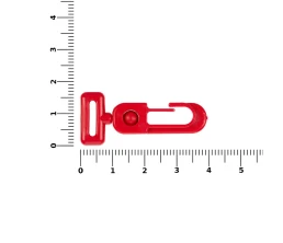 Застежка-карабин Сarabine, S, красный