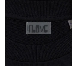 Футболка оверсайз с двойным рукавом Kosmos, черная