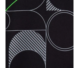 Футболка оверсайз с двойным рукавом Kosmos, черная