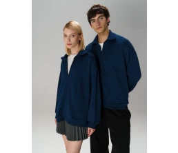Толстовка унисекс Neofit, темно-синяя