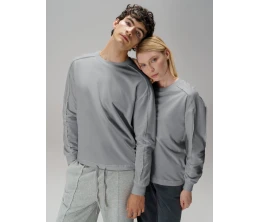 Свитшот унисекс Vozduh, светло-серый