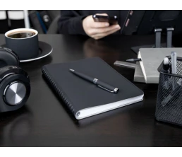 Ручка шариковая Broad Ring Soft Touch, темно-синяя