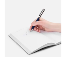 Ручка шариковая Eyeshot Soft Touch, темно-синяя