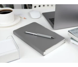 Ручка шариковая Eyeshot Soft Touch, серая