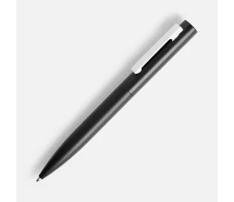 Ручка шариковая Inkolor, черная с белым