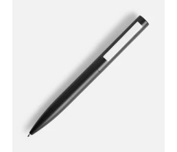 Ручка шариковая Inkolor, черная с белым