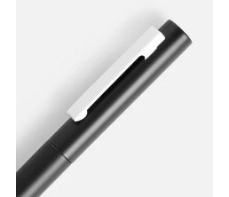 Ручка шариковая Inkolor, черная с белым