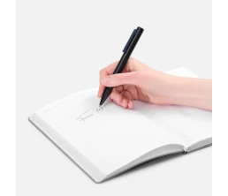 Ручка шариковая Inkolor, черная с темно-синим