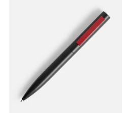 Ручка шариковая Inkolor, черная с красным