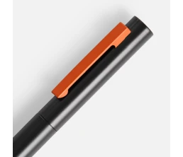 Ручка шариковая Inkolor, черная с оранжевым