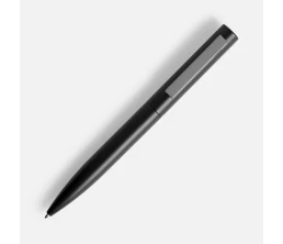 Ручка шариковая Inkolor, черная с серым