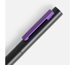 Ручка шариковая Inkolor, черная с фиолетовым