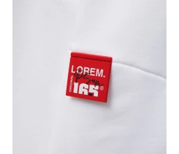 Лейбл из ПВХ Kare, красный