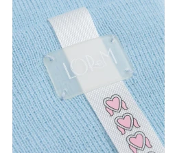 Лейбл из ПВХ Kreta, S, прозрачный