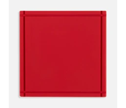 Лейбл из ПВХ Dzeta, L, красный