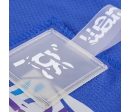 Лейбл из ПВХ Dzeta, L, прозрачный