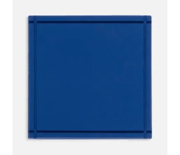 Лейбл из ПВХ Dzeta, L, синий