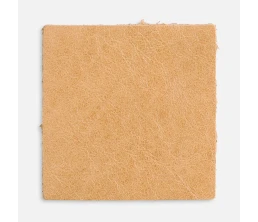 Лейбл кожаный Pasek, L, бежевый