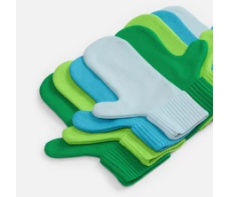 Варежки Yong, ярко-голубые