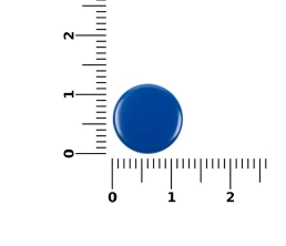 Кнопка Clavis, M, синяя