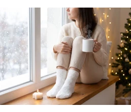 Свеча Snowlight 3, белая, 6 см
