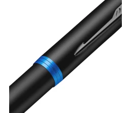 Ручка шариковая Parker IM Professionals Marine Blue BT, черная с синим