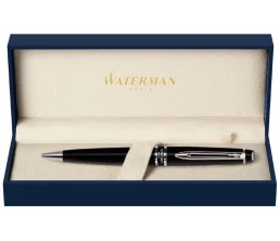 Шариковая ручка Waterman Expert 3, цвет: Black CT, стержень: Mblu