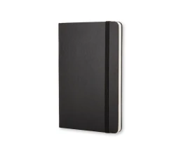 Записная книжка Moleskine Classic (нелинованный) в твердой обложке, Pocket (9x14см), черный