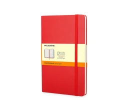 Записная книжка Moleskine Classic (в линейку) в твердой обложке, Pocket (9x14см), красный