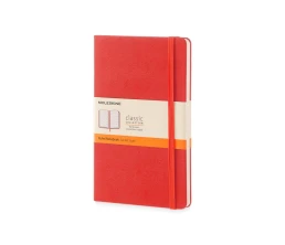 Записная книжка Moleskine Classic (в линейку) в твердой обложке, Large (13х21см), красный